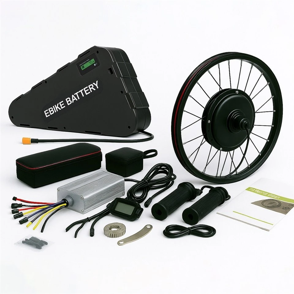Kit de motor de CC de bicicleta elèctrica de rodes posteriors de 48V 1000W